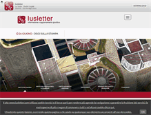 Tablet Screenshot of iusletter.com